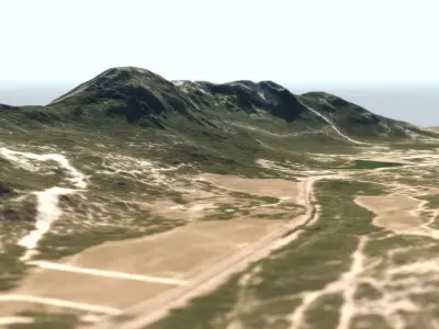 Large Terrain 3D model