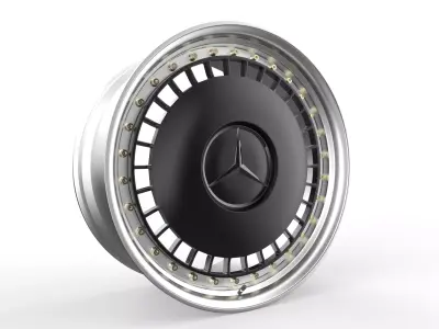Mercedes-Benz Old Custom Wheel 3D model
