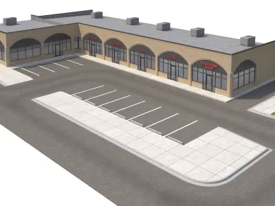 Retail-083 Retail Store 3D model