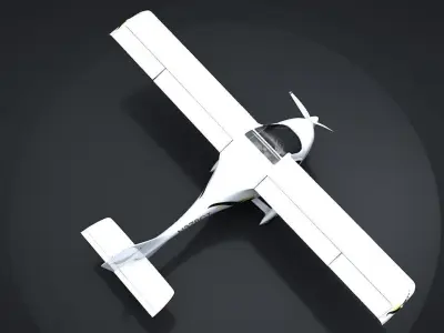 Flight Design CTSW Rigged C4D 3D model