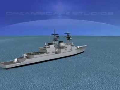 Spruance Class DD964 USS Paul F Foster 3D model