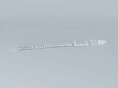 B757 interior Free 3D model