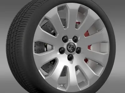 Vauxhall Insignia wheel 3D model