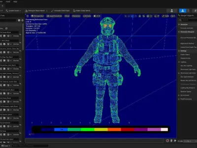 Casual Soldier 15 Low-poly 3D model