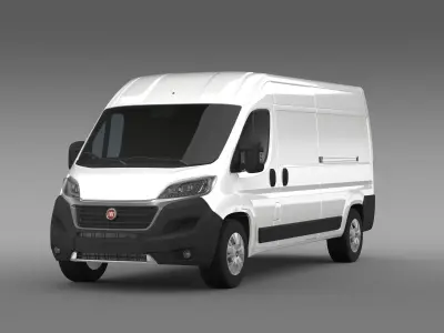 Fiat Ducato Van L3H2 2015 3D model