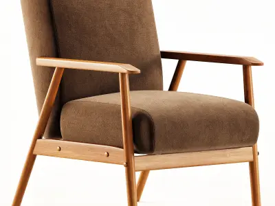 Oskar armchair 3D model