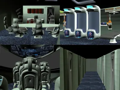 Phaelon Deep Space Transport 3D model