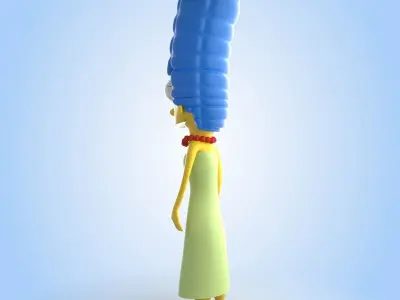 Marge Simpson 3D model