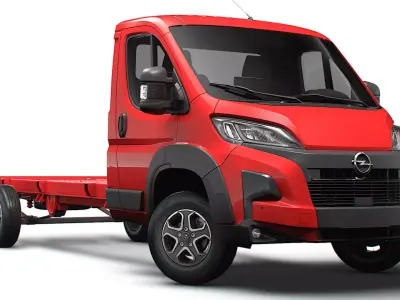 Opel Movano Chassis SCab 4300WB 2025 3D model