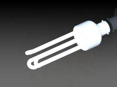Fluorescent Lamp 3D model