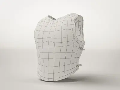 Roman Armor Gladiator Cuirass Low-poly 3D model