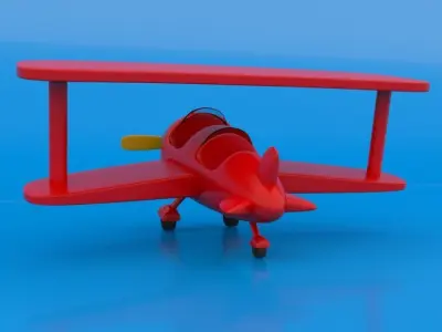 plane toy 3D model