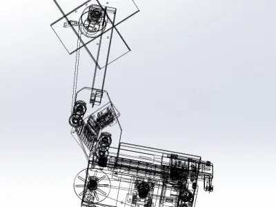 Laminating machine mold module 3D model