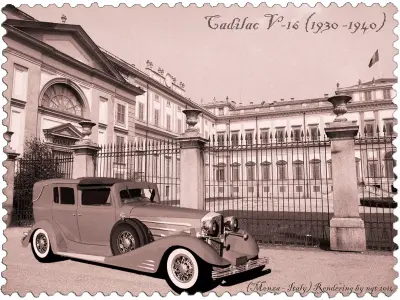 Cadillac V-16 Free 3D model