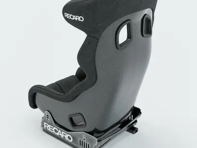  High Quality Recaro Pro Racer SPG Bucket Seat 3D model