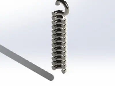 Compression spring Free 3D model