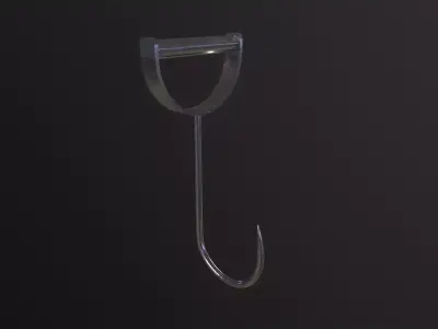 Meat Hook 3D Model Low-poly 3D model