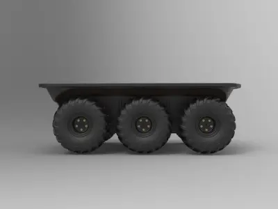 Argo platform 6x6 3D model