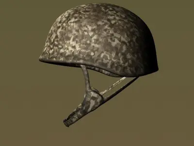 Army Camoflage Helmet 3D model