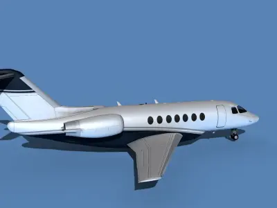 Hawker Siddley 4000 V03 3D model
