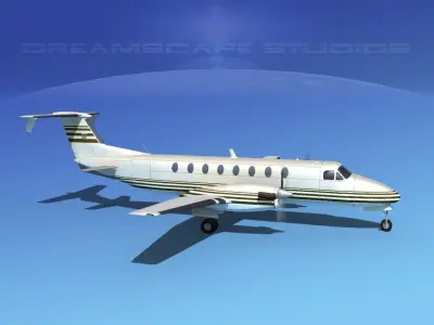 Beechcraft 1900C V19 3D model