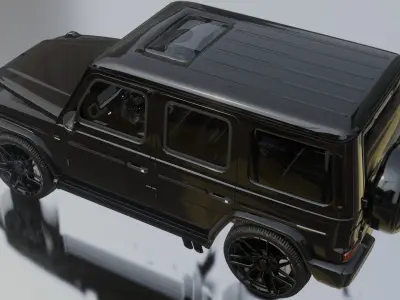 Mersedes-Benz G63 AMG Low-poly 3D model