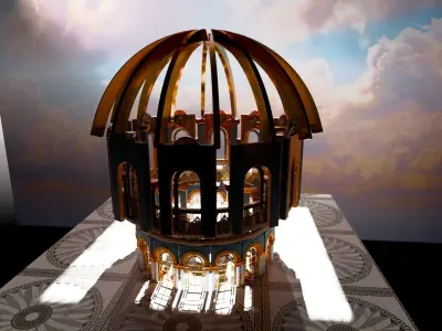 Golden Dome 3D model