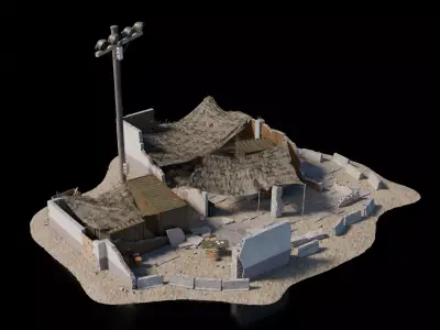 Warzone - Makeshift Storage 3D model