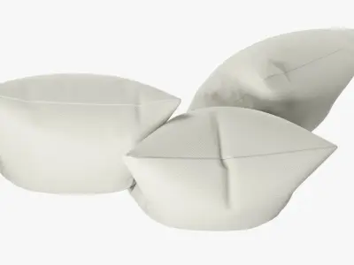 Pillows V2 3D model