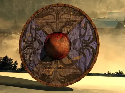 Viking Shield Free 3D model