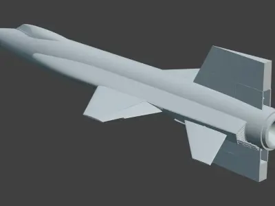 North American X-15 3D print model