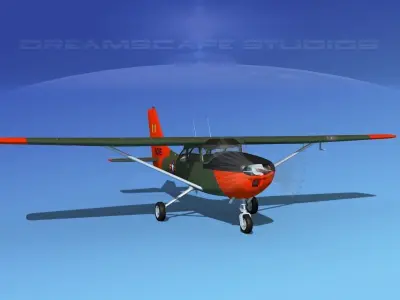 Cessna T-41 Mescalero South Vietnam AF 3D model