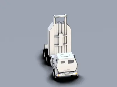 High Mobility Artillery Rocket System 3D print model