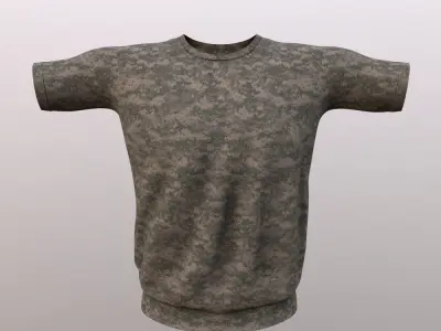 Military Tactical Shirt Army FREE Free low-poly 3D model