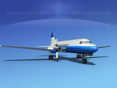 Convair CV-580 Corporate 3 3D model