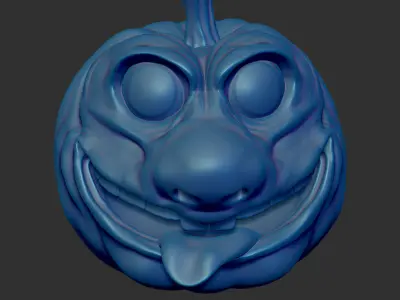 Halloween Pumpkin Head - 3D Model File Free 3D print model