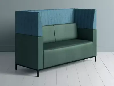 Cubicle Booth Seating 3D model