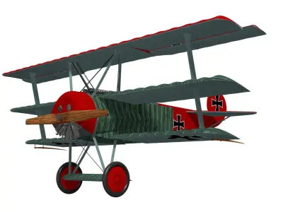 Fokker Dr I 3D model