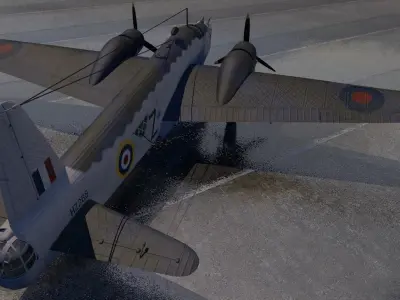 Vickers Wellington Mk-3 3D model