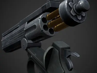 MPREX gun Free low-poly 3D model