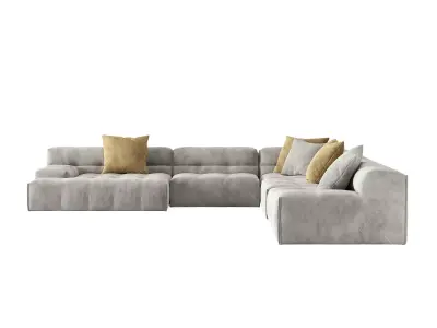 sofa chair armchair furniture houseware cushion 3D model