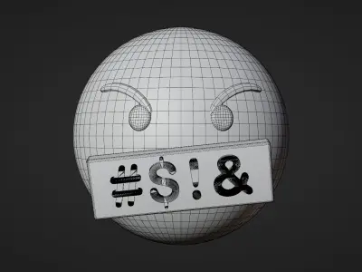 10 Emoticon Yellow Ball Pack Part 6 3D model