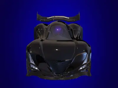 Yamaki GTX-R Supercar 3D model