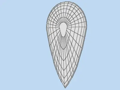 Personal Armor Shield - Medieval Kite 3D model