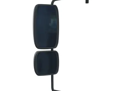 Truck mirrors Low-poly 3D model