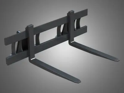 Pallet Fork - Front Loader 3D model
