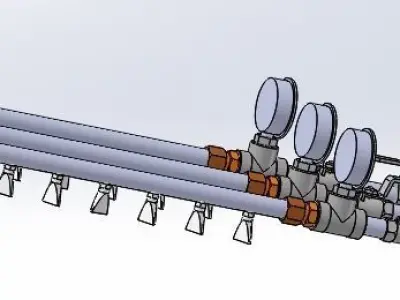 High pressure nozzle 3D model