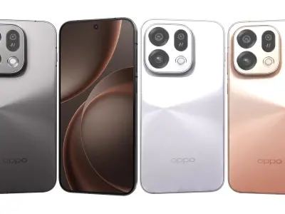 OPPO Find X9s All Colors 3D model