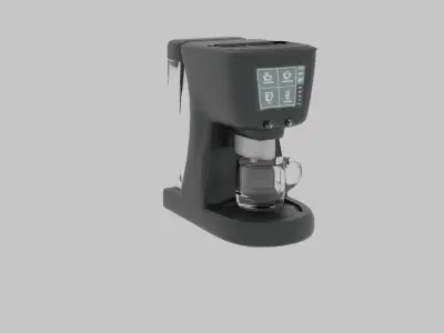 Coffee machine Free low-poly 3D model