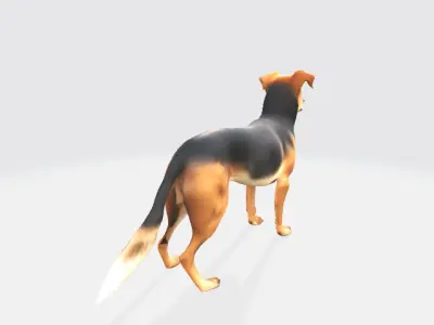 German dog 3D model